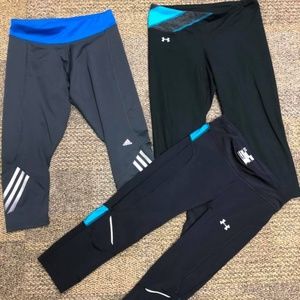 Under Armour & Adidas Capris